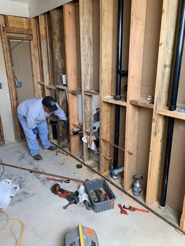 Commercial rough-in plumbing for Gas Line Repair in Silver Bluff